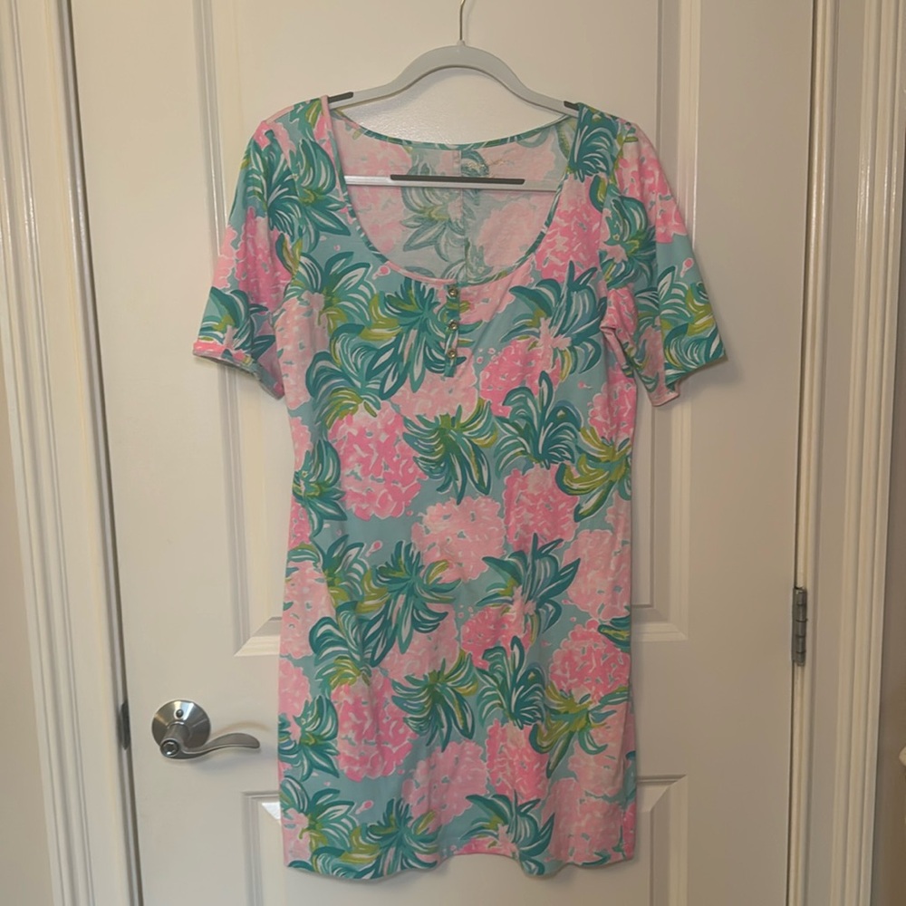 Lily Pulitzer T Shirt 100% Cotton Dress